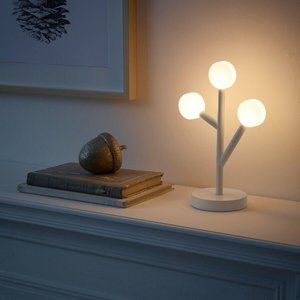 NEW IKEA STRÅLA LED Decorative Table  Lamp 11" White 405.628.47
